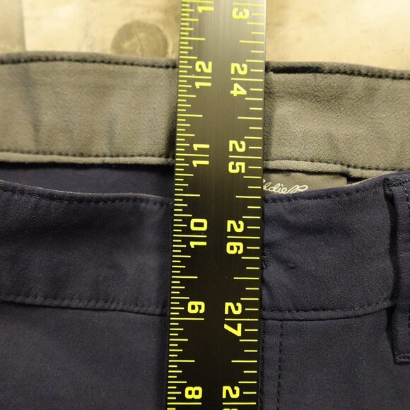 Eddie Bauer Men’s Tech Pant 32x32 Navy Nylon Stretch Outdoor Hiking - Picture 6 of 13